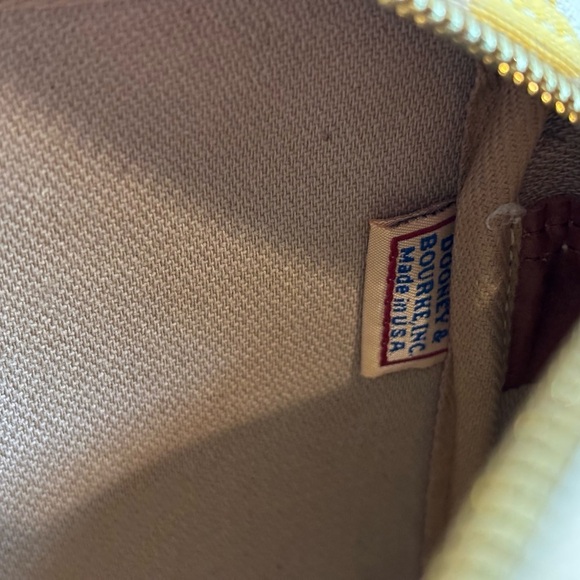 Vintage Dooney & Bourke Polka Dot Small Canvas Shoulder Crossbody Handbag‎ - Picture 14 of 16